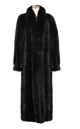52” Mink Tail Coat Fox Tuxedo